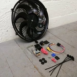 1932-64 Studebaker Adjustable Temp 14" 2122 Cfm S-blade Cooling Fan Kit Lark 289. Fixed Price $167.08.