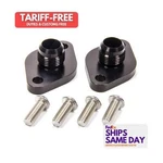Meziere WP8012ANS, Pair Of Bbc #12 Water Pump Port Adapters Black Aluminum. Fixed Price $123.37.