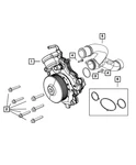 Genuine Mopar Water Pump Seal Kit 68147596AA. Fixed Price $28.64.