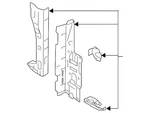 Genuine Subaru Side Panel 53029SJ0609P. Fixed Price $80.20.