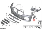 Bmw X3 X4 18-21 Front Bumper Air Duct Curtain Driver Side New Oem 51118065149. Fixed Price $50.00.