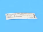 Genuine Mopar Veci Label 68080114AA. Fixed Price $21.52.