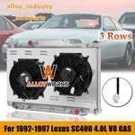 3 Rows Radiator Shroud Fan For 1992-1996 95 Lexus SC400 Toyota Soarer 1UZFE 4.0L. Fixed Price $259.00.