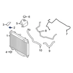 Ford Ecosport 2018-2022 GN1Z8125A Upper Radiator Insulator. Fixed Price $10.63.