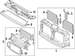 Genuine Ford Radiator Support Air Deflector RL1Z-8327-B. Fixed Price $73.20.
