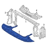 For Kia K4 2025 29110GG000 Front Radiator Support Splash Shield. Fixed Price $140.62.