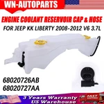 Coolant Reservoir W/ Cap & Hose For Jeep Kk Liberty 2008-2012 V6 3.7L 68020726AB. Fixed Price $77.99.