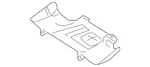Genuine Nissan Radiator Support Splash Shield 50810-ZS08A. Fixed Price $228.37.
